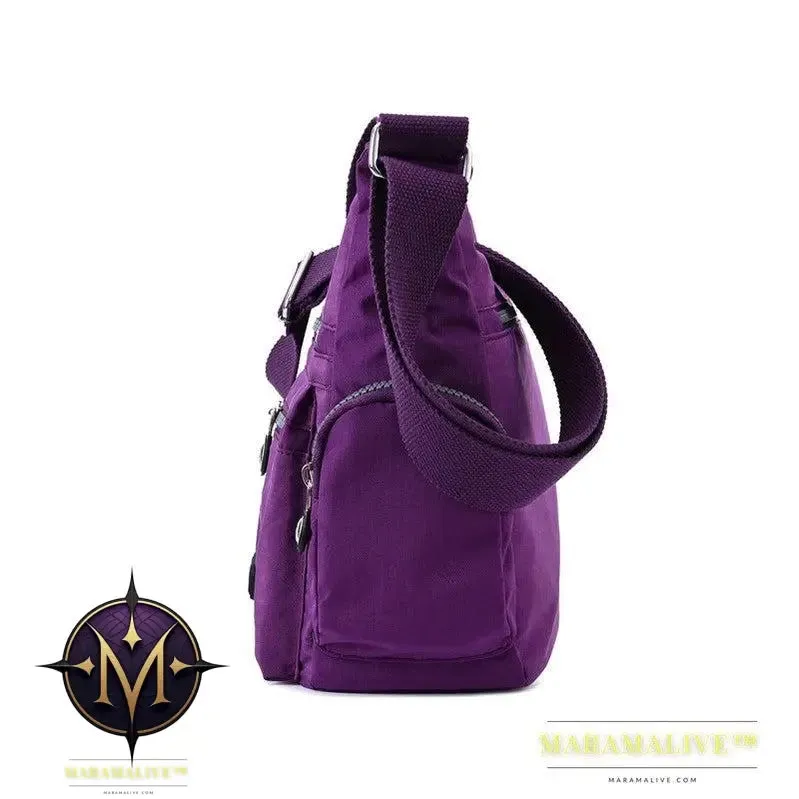 Women Shoulder Bags Multiple Pockets Waterproof Crossbody Bags