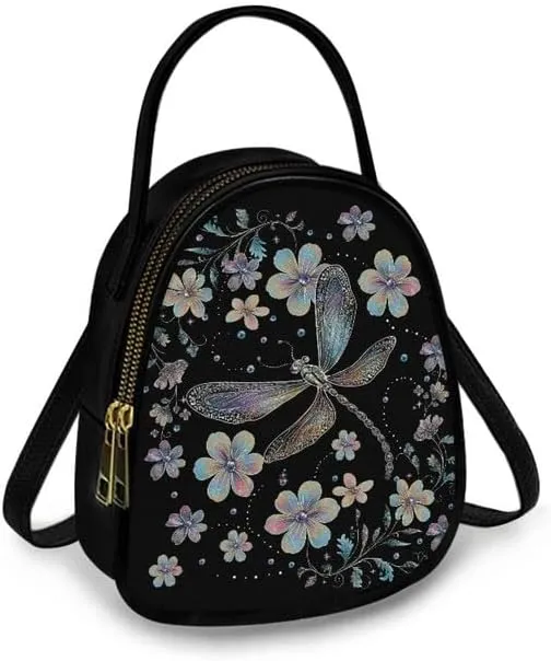 Women Travel Crossbody Cell Phone Purse, PU Leather Wallet Shoulder Bag Zipper Top Handle Handbag Multi Pocket