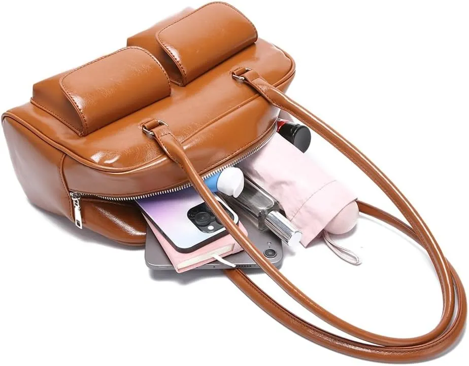 Women Y2k Shoulder Bag Vintage Hobo Bags Crossbody Purse Multi Pocket Top Handle Bags Underarm Tote Handbag 2025