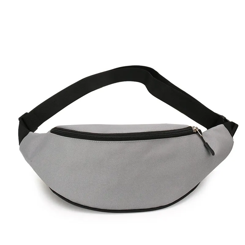 Women's & Men's & Simple Version Trendy Solid Color Men's Chest Bags