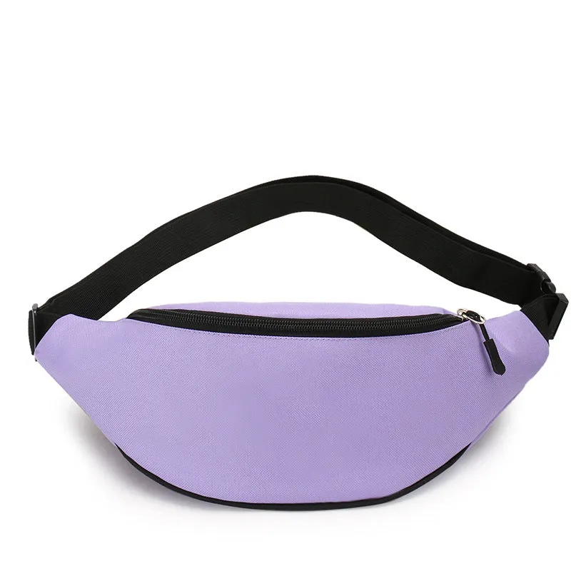 Women's & Men's & Simple Version Trendy Solid Color Men's Chest Bags