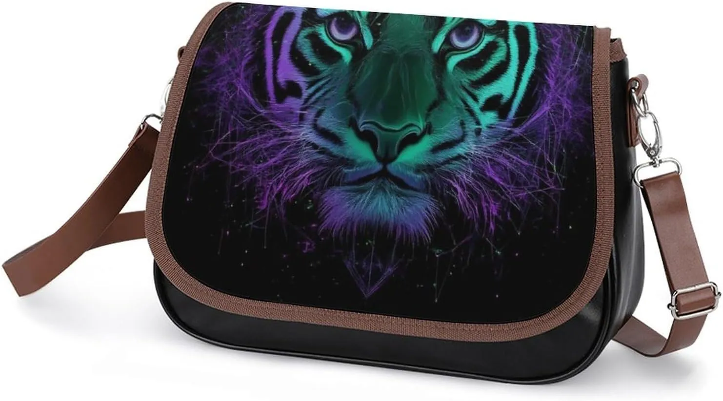 Women's Casual Crossbody Bag, Waterproof Leather Shoulder Purse Handbags for Work Travel