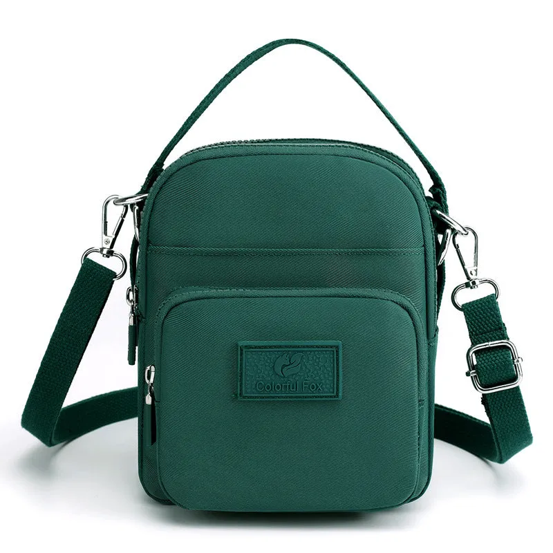 Women's Fashion Trendy Leisure Mobile Waterproof Nylon Crossbody Bags