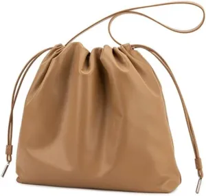 Women's Top Layer Cowhide Leather Cloud Bag Minimalist Large Capacity Shoulder Crossbody Bag Chic Stylish Versatile