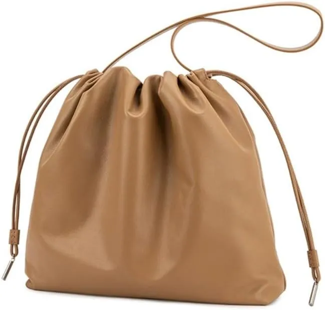 Women's Top Layer Cowhide Leather Cloud Bag Minimalist Large Capacity Shoulder Crossbody Bag Chic Stylish Versatile