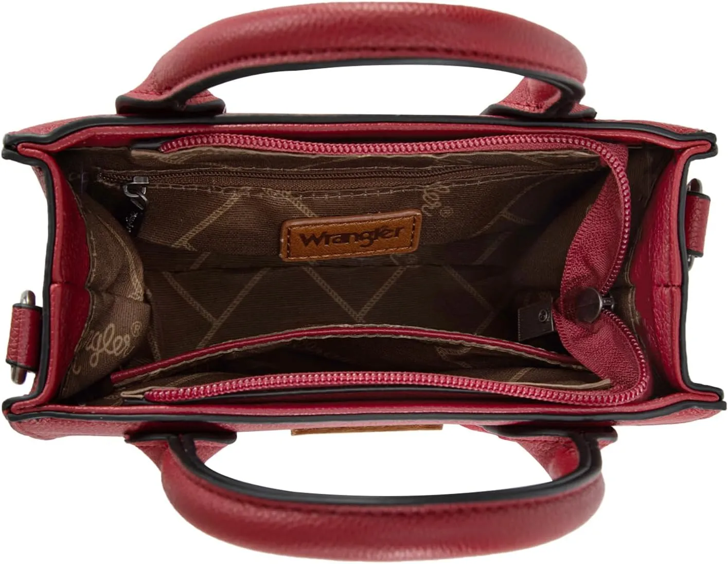 Wrangler Mini Crossbody Purse for Women Cute Small Tote Bag Shoulder Handbag Ladies Top Handle Satchel with Adjustable Strap