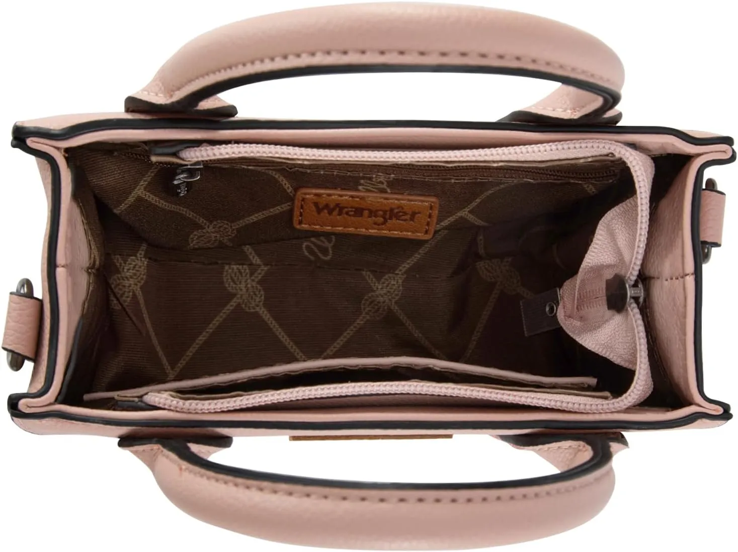 Wrangler Mini Crossbody Purse for Women Cute Small Tote Bag Shoulder Handbag Ladies Top Handle Satchel with Adjustable Strap