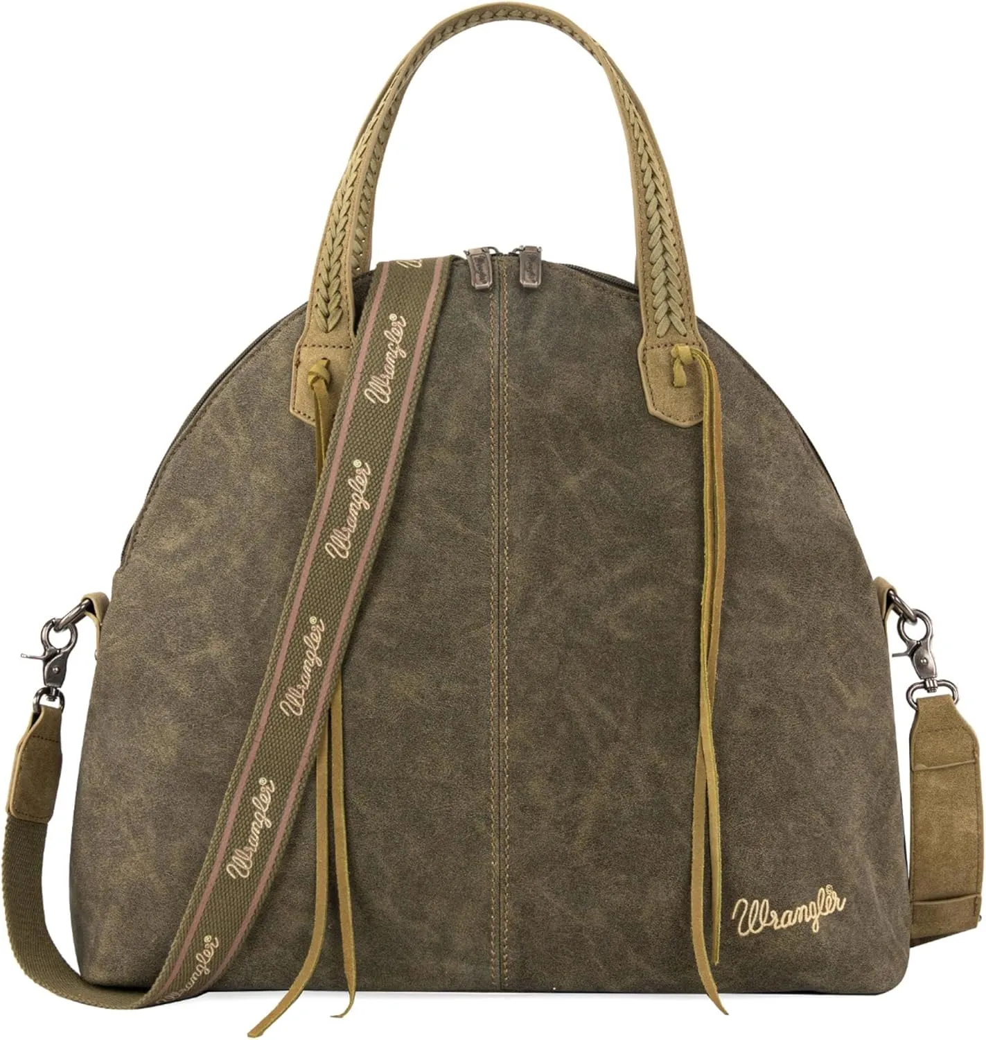 Wrangler Weekender Travel Bag Woven Top Handle Large Handbag and Boho Carry on Bag