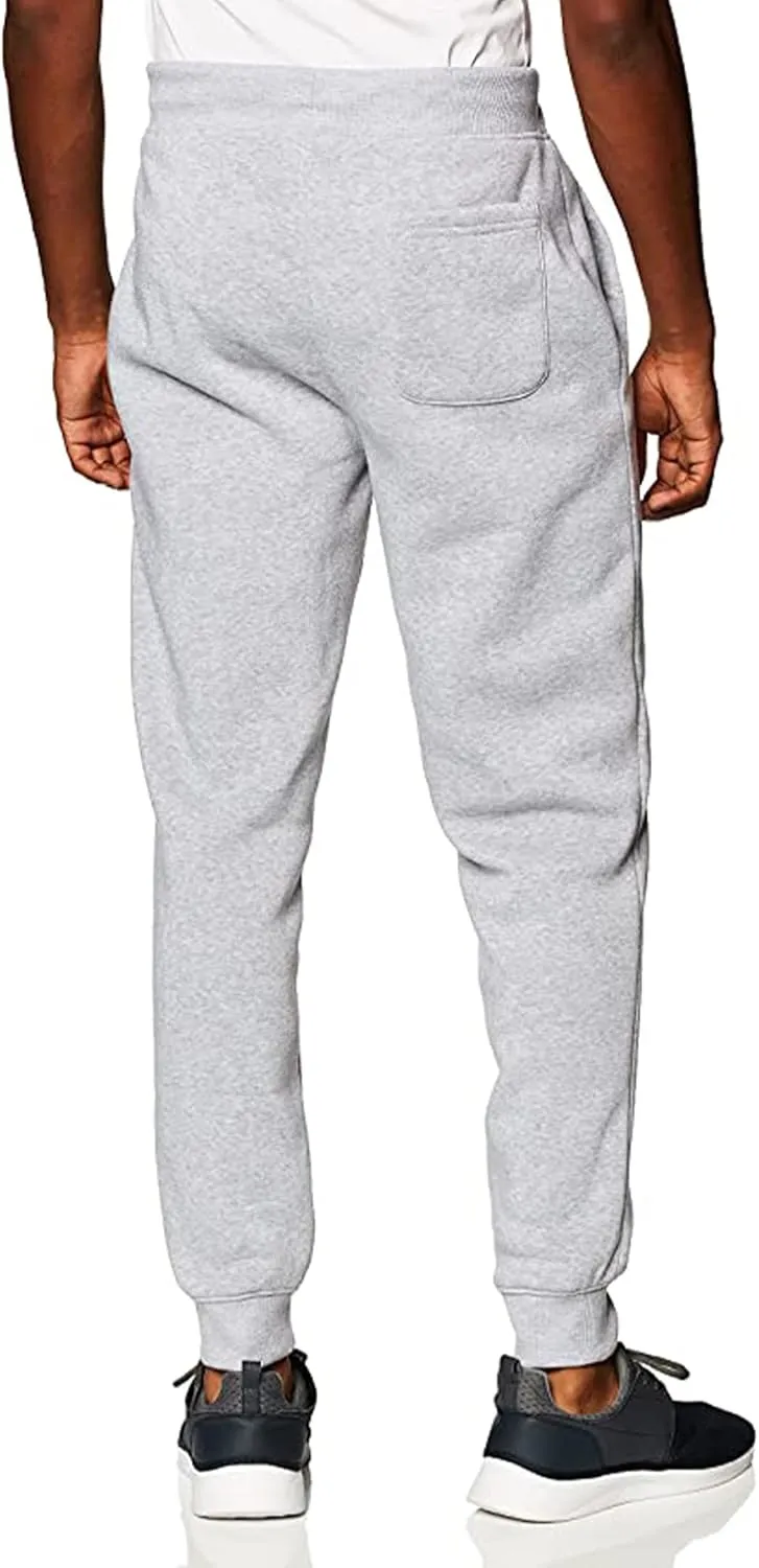 WT02 Men's Active Basic Fleece Joggers, Relaxed and Comfortable Sweatpants