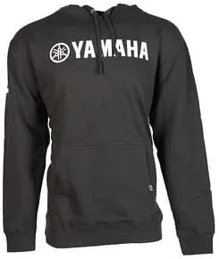 YAMAHA Hooded Sweatshirt Cotton Polyblended Classic Hoodie Powersports Motorcycle ATV UTV Kangaroo Pocket and Drawstring Hood