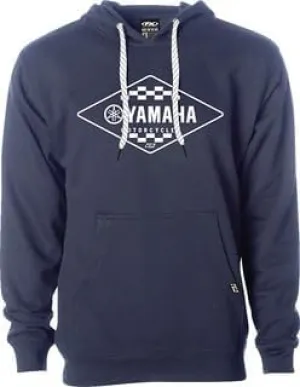 YAMAHA Hooded Sweatshirt Cotton Polyblended Classic Hoodie Powersports Motorcycle ATV UTV Kangaroo Pocket and Drawstring Hood