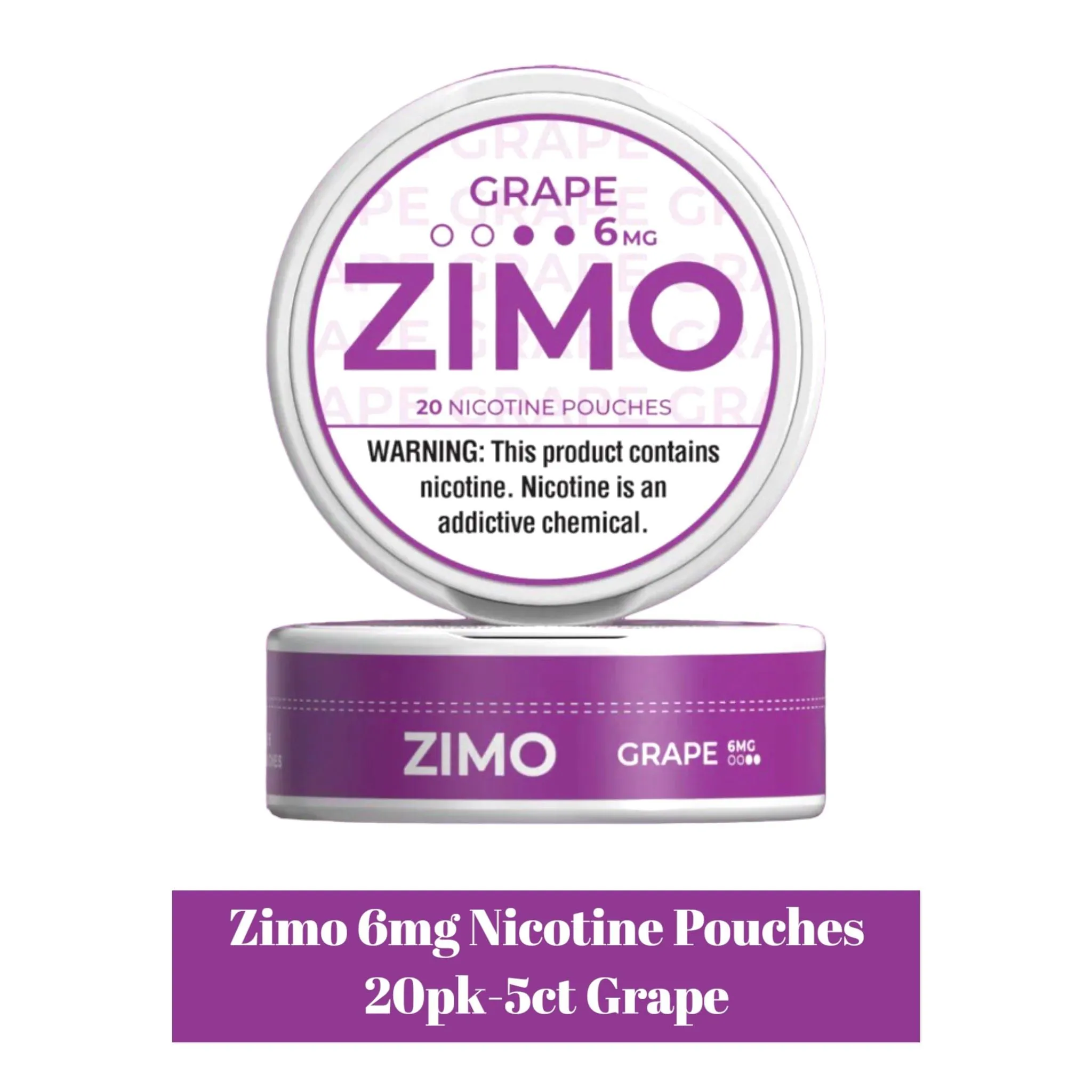 Zimo 8mg Nicotine Pouches 20pk -5ct