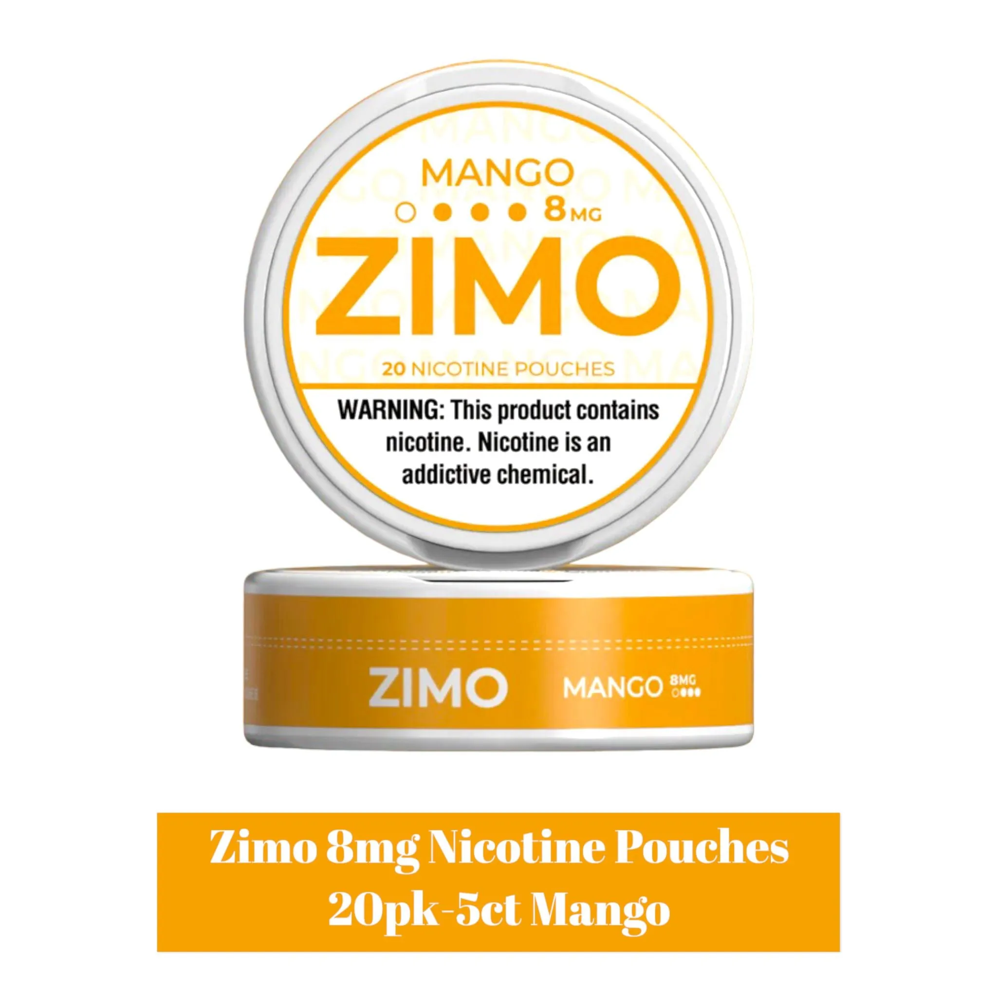 Zimo 8mg Nicotine Pouches 20pk -5ct