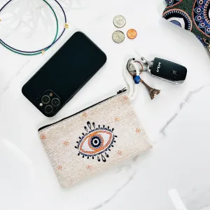 Zipper Pouches, Evil Eye Gifts, Coin Purses, Change Pouch