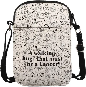 Zodiac Signs Crossbody Bag Horoscope Gift 12 Constellation Birthday Gift Astrologist Bag